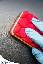 Автоскраб аплікатор - Flexipads Clay Pad Applicator RED 140х70 мм. червоний (CPA80), фото 4