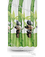 Тканевая шторка в ванную Tropik Bamboo BS10056 Бамбук 240*200 см широкая