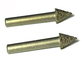 Борфреза спечений алмаз тип M - 2 шт. YDS Tools. Хвостовик 6 мм