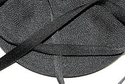 Тесьма Стрічка кіперна 15мм чорний бобіна 50м