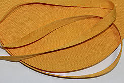 Тесьма Стрічка кіперна 15мм жовтий бобіна 50м