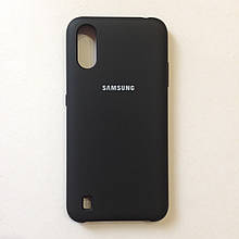 Чохол для Samsung A01/М01 Silicone Case Black