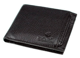 Чоловічий шкіряний гаманець Eminsa 1116-18-1 чорний з відділенням для автодокументів