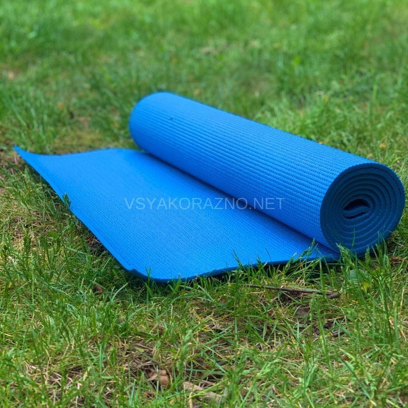 Килимок для йоги та фітнесу / Килимок для йоги та фітнесу 173 x 60 x 0,6 см (блакитний)