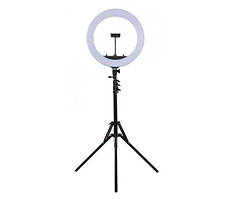 Кільцева лампа для професійної зйомки Ring Light HQ-18 (45см) 2м