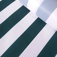 Тентова тканина оксфорд смужка темно-зелена, 200D, ш. 150 см