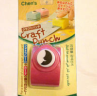 Діркопробивач фігурний Місяць кнопка 1,8 см