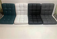 Крісло Augusto ЕК чорний Modern Office, на хромованій хрестовині з колесами, з регулюванням висоти, фото 5