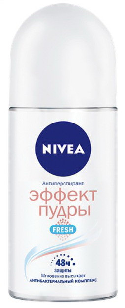 Дезодорант Nivea кулька Ефект пудри FRESH 50 мл