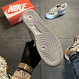 Жіночі кросівки Nike Air Force Low White GG Custom, жіночі кросівки найк аір форс, фото 9