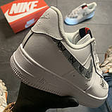 Жіночі кросівки Nike Air Force Low White GG Custom, жіночі кросівки найк аір форс, фото 8