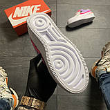 Жіночі кросівки Nike Air Force Shadow Violet White Pink, жіночі кросівки найк аір форс шадоу, фото 8