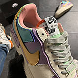 Жіночі кросівки Nike Air Force 1 Shadow Beige Violet, жіночі кросівки найк аір форс 1 шадоу, фото 4