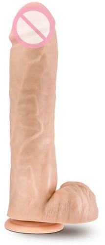 Фалоімітатор реалістичний з мошонкою AU NATUREL BIG JOHN 11.5 INCH DILDO