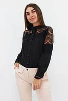 Романтическая женская блузка с кружевом "Gilmor", размеры 42 - 50