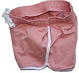 Шорти літні для дівчаток, короткі спортивні, рожеві, 134 см, Фламінго, фото 2