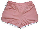 Шорти літні для дівчаток, короткі спортивні, рожеві, 134 см, Фламінго, фото 4