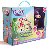 Комплект Fingerlings Jungle Gym PlaySet + інтерактивна мавпочка Mia