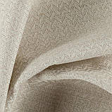 Тканина для дивана рогожка Кафе Рістретто (Cafe Ristretto) світло-бежевого кольору, фото 3