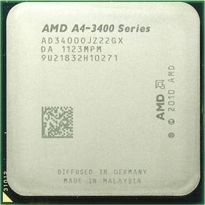 Процесор AMD A4-3400 FM1 (Soket FM1,2.7GHz,Tray, бу)