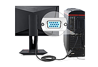 Конвертор VGA to HDMI Onten Original + Аудіо + Живлення Адаптер Перетворювач OTN-5138S, фото 5