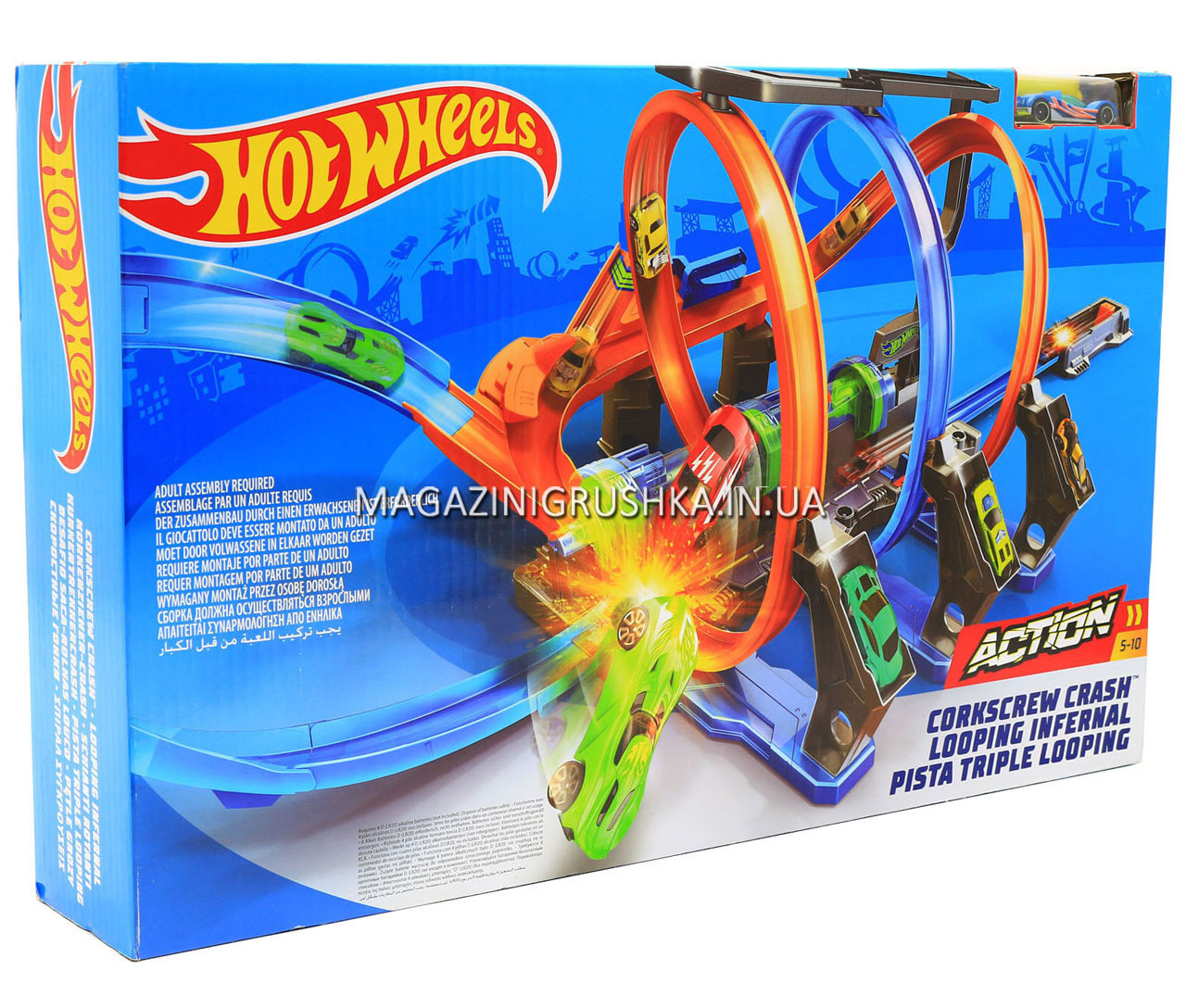 Ігровий трек «Hot wheels» (Хот вілс) - Неймовірні віражі FTB65