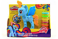 Тесто для лепки Play-Toy набор «My Little Pony» Голубой SM8001