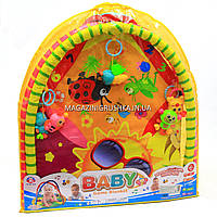 Килимок для малюків, кільця, знімні дуги, 104x104 см (006-028), фото 3