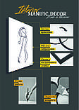 Картина на холсті  інтер'єрна абстрактна настінна арт панно Manific Decor "Wall Art Woman nude / Жінка Ню", фото 10