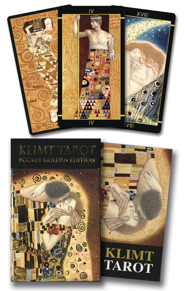 Klimt Tarot Pocket Golden Edition/ Золоте Таро Клімта міні