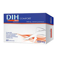 DIH Max Comfort 1000 mg - для защиты сосудов при варикозе, 60 таб.