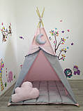 Вігвам для дівчинки, індивідуальний набір, дитячий намет, фото 3