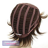 Жіноча перука коротка стрижка з термоволосся 180℃ Kristina AT русявий колір, фото 8