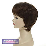 Жіноча перука коротка стрижка з термоволосся 180℃ Kristina AT русявий колір, фото 4