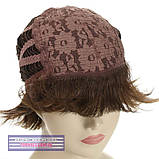 Жіноча перука коротка стрижка з термоволосся 180℃ Kristina AT русявий колір, фото 7