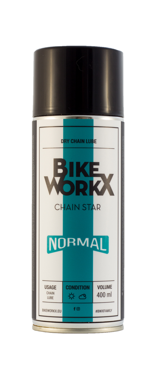 Смазка для цепи BikeWorkX Chain Star “normal” спрей 400 мл.