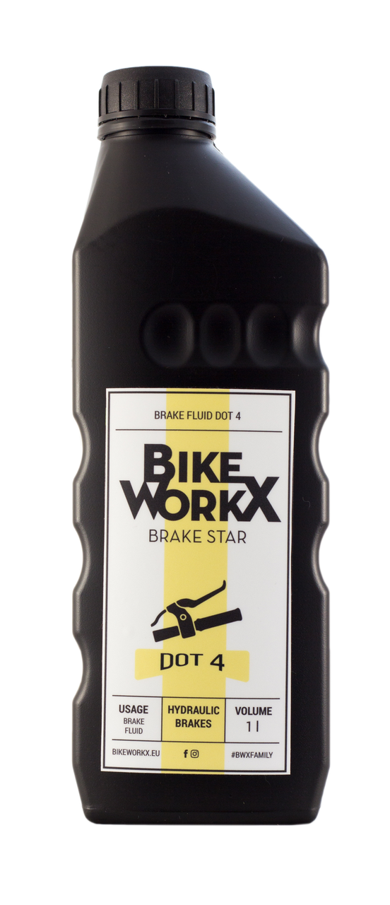 Гальмівна рідина BikeWorkX Brake Star DOT 4 1 л.