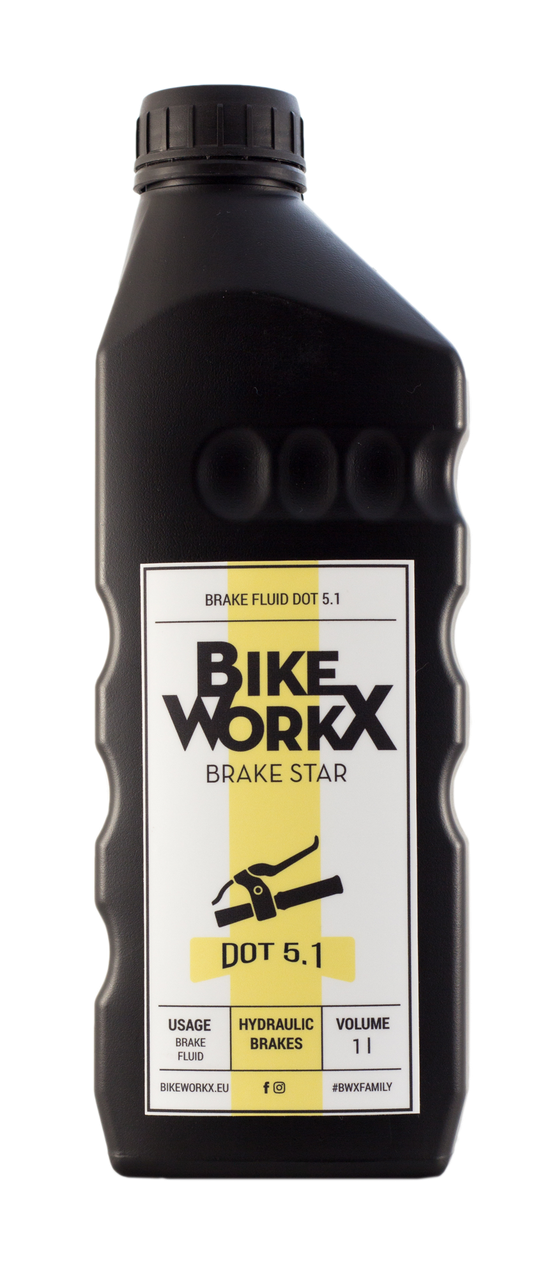 Гальмівна рідина BikeWorkX Brake Star DOT 5.1 1 л.