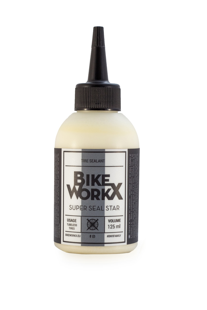 Герметик для безкамерних коліс BikeWorkX Super Seal Star 125 мл