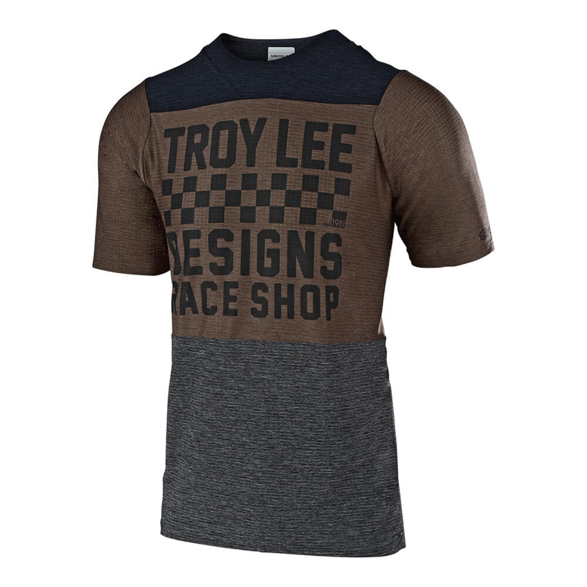 Джерси TLD Skyline Air S/S Jersey [HEATHER BLACK / HEATHER LIGHT MOKA] размер XL