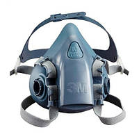 Маска 3М 7502 (полумаска, респиратор) для защиты органов дыхания (комплект без фильтров!)