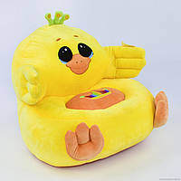 Детское мягкое кресло Цыпленок C 31197 желтое