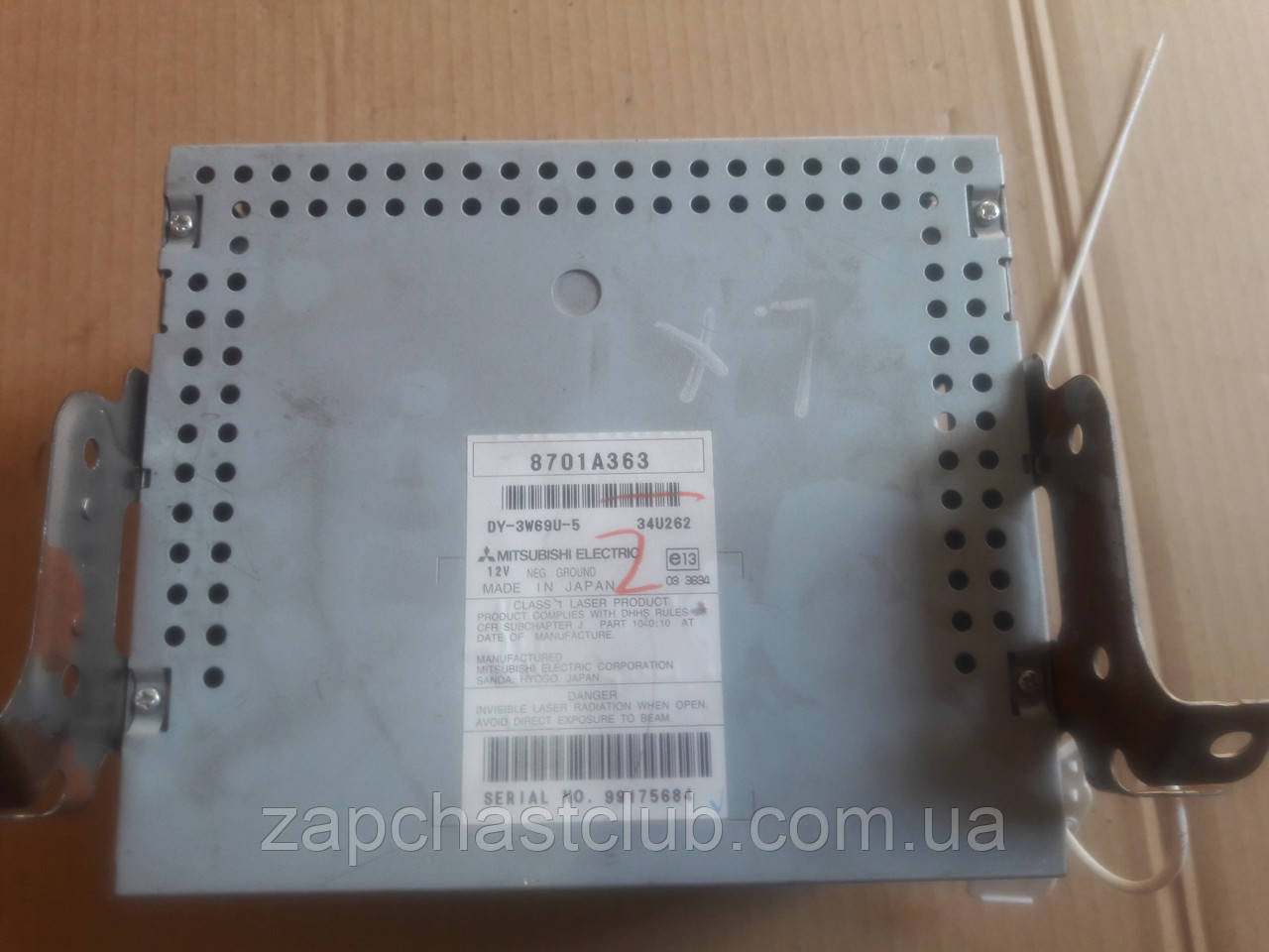 Магнітола 8701A363 (60096089) Lancer X Mitsubishi, фото 1