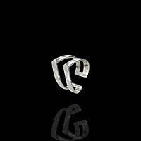Серебряное фаланговое кольцо Стрела, минимальный размер 13