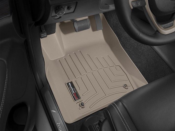 Килими гумові WeatherTech Jeep Grand Cherokee USA 2013-2015 передні бежеві