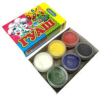 Фарби ГУАШ Люкс колор 6 кольорів х 20мл, фарби для малювання