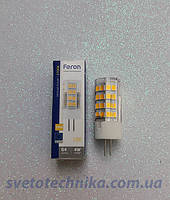 Светодиодная лампа Feron LB-423 G4 4W 230V 2700K (белый теплый)