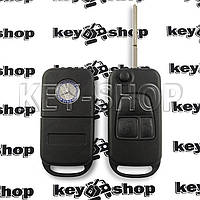 Ключ Mercedes W163, ML-class (корпус Мерседес) 3 кнопки, лезвие HU64