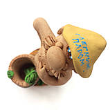 Фігурка з глини "Козак з баньки" ручної роботи, фото 4