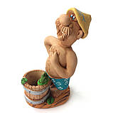 Фігурка з глини "Козак з баньки" ручної роботи, фото 2